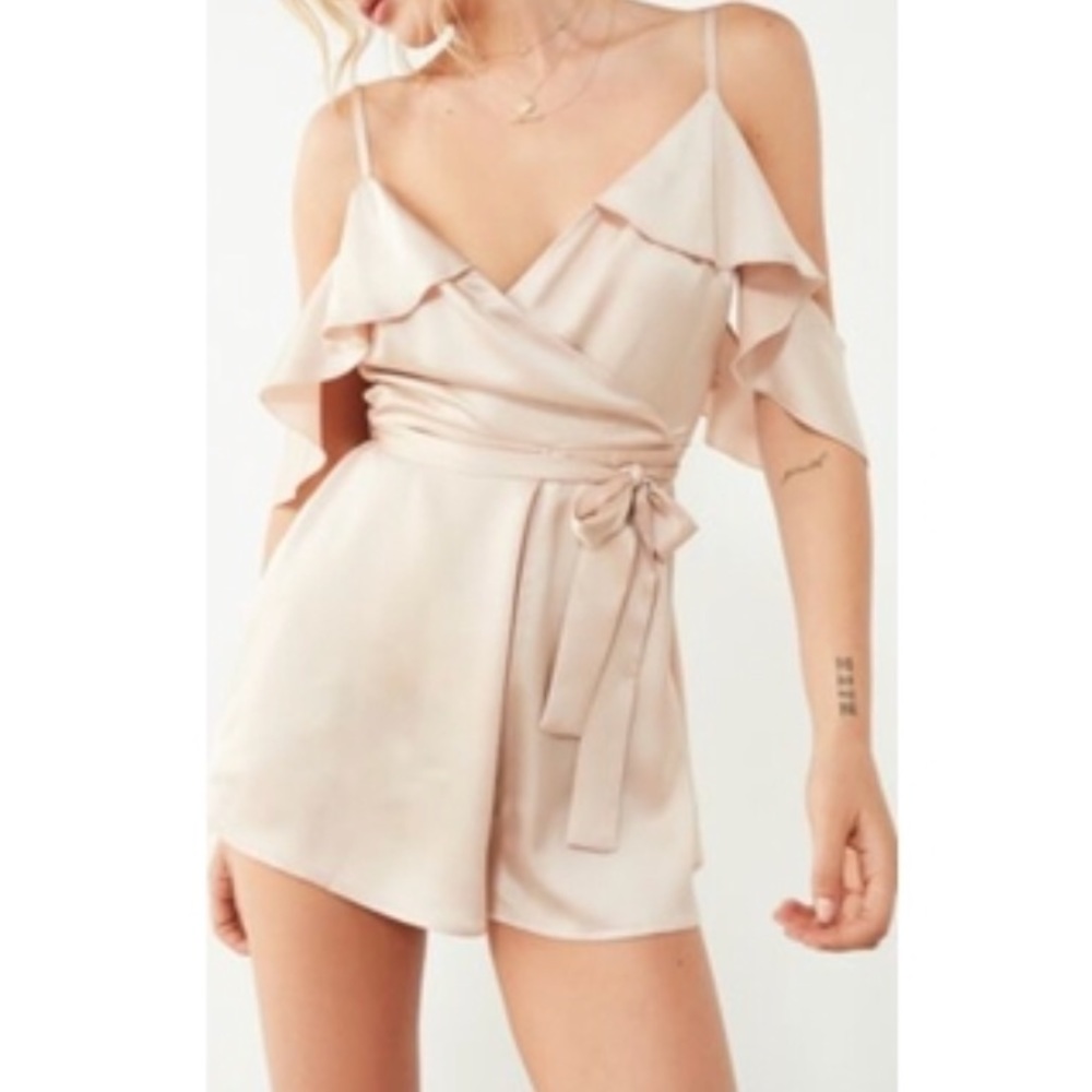 Urban outfitters satin romper